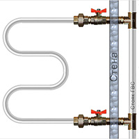 Установка полотенцесушителя: технология и особенности подключения Установка полотенцесушителя: технология и особенности подключения