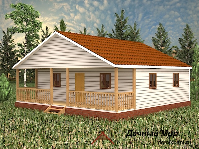 Каркасная баня 10х10