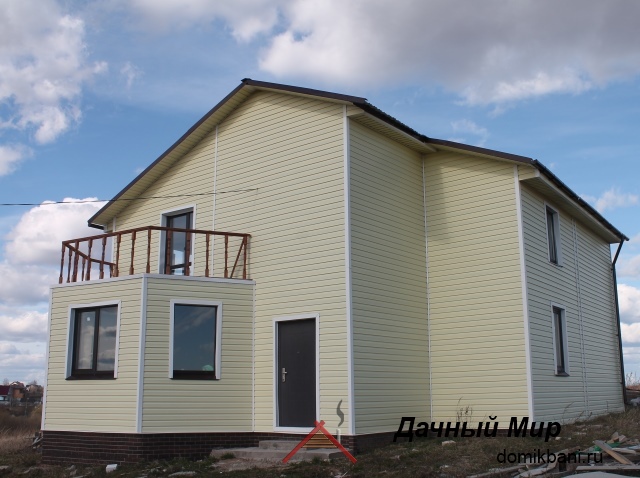 Каркасный дом в Калуге - фотографии построенного дома