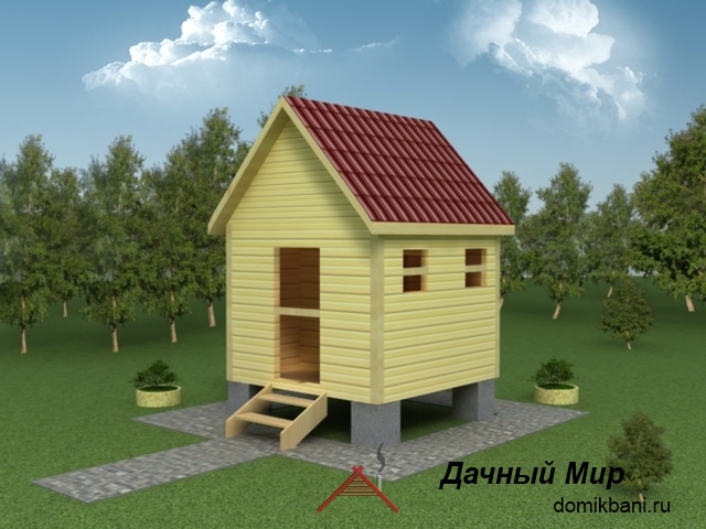 Сруб бани 3х3 дешево