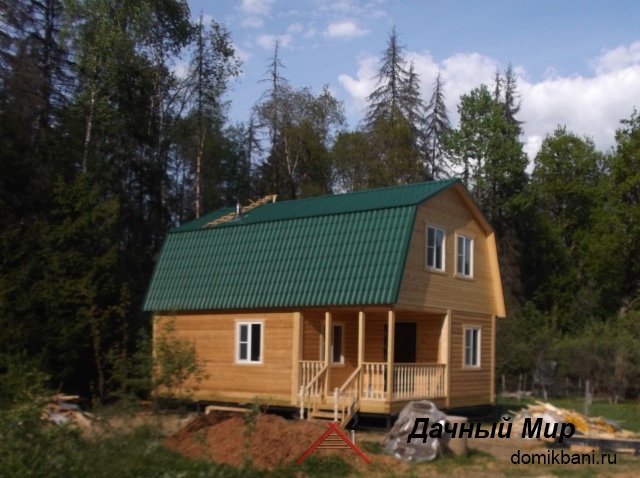 Строительство бани в Рязане и области, фотографии построенной бани