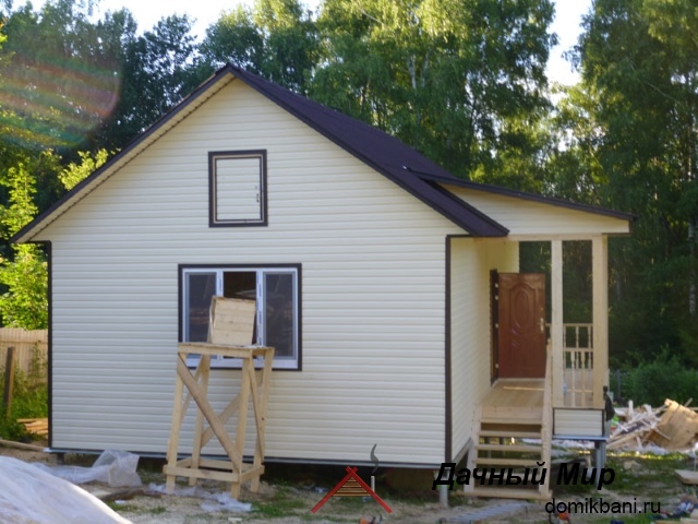 Строительство каркасного дома в Клину, фотографии работ