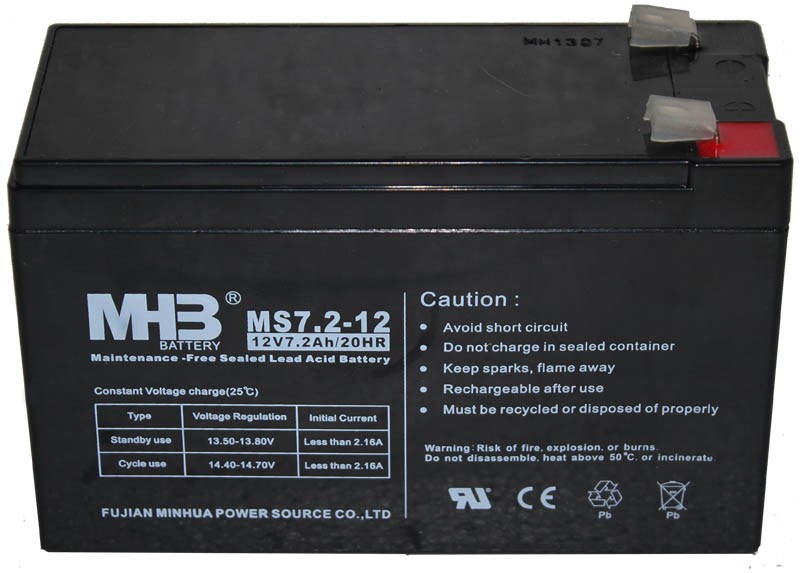 Аккумулятор MHB MS 7,2-12