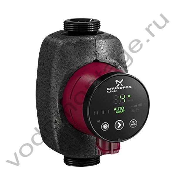 Регулируемый циркуляционный насос Grundfos ALPHA2 25-40 A 180 - купить по низкой цене в Москве. Оборудование для отопления в наличии, скидки на монтаж и установку. Фото, описание, характеристики, стоимость, подбор и доставка оборудования